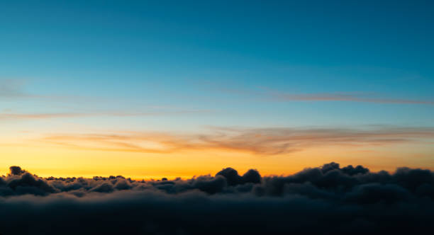 istock Cloudscape with mountain,floating sea of clouds. 1460775468
