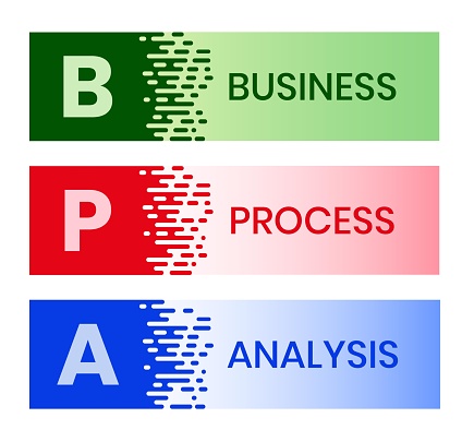 Bpa Process Chart Bpa Business Process Analysis Acronym Stock Illustration - Download ...