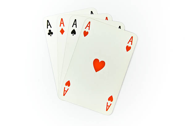 istock Four aces of cards isolated 146078017