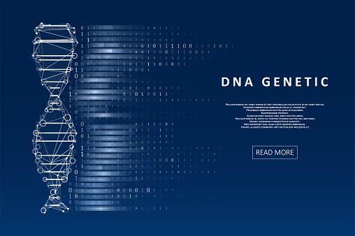 Big Genomic Data Visualization Stock Illustration - Download Image Now ...