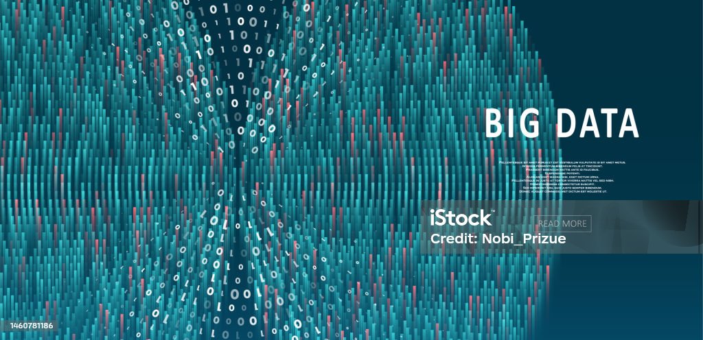 Abstract Big Data Visualization Stock Illustration - Download Image Now ...