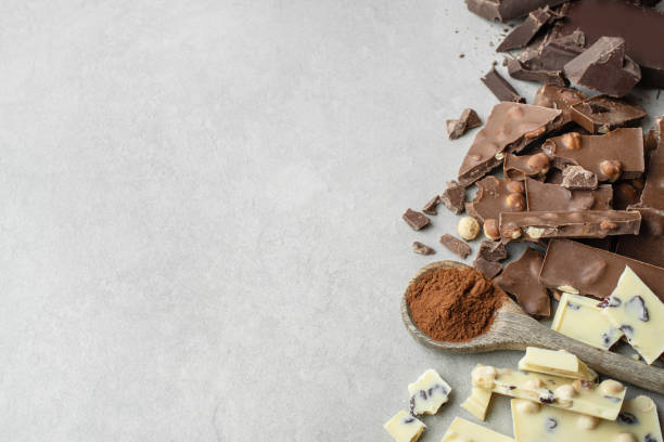 istock milk chocolate with nuts on a white background 1460785824