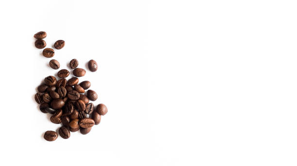 istock Coffee beans isolated on a white background with copy space 1460786407