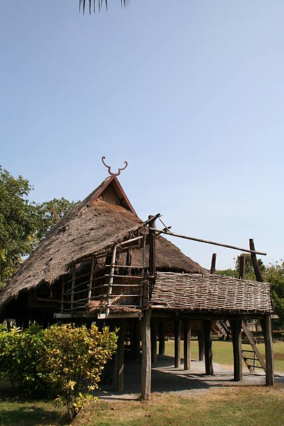 istock Lao Song, thai hill tribe house 146078648