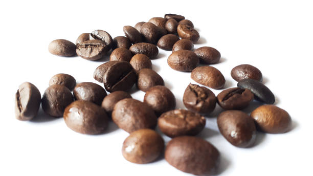 istock Coffee beans isolated on a white background with copy space for writing text 1460787167