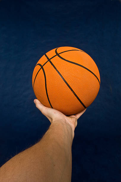 istock Basketball in men s hand 146079015