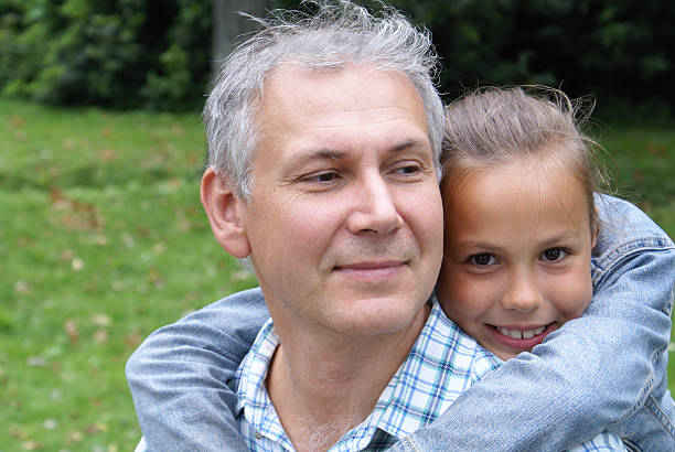 istock Cheerful father and daughter 146079447