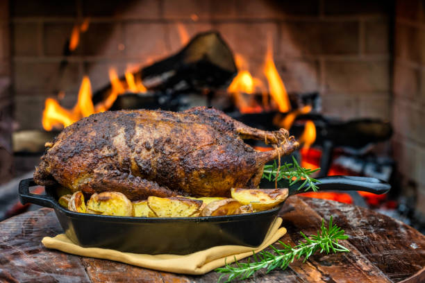 istock Roasted Duck and Golden Potatoes 1460798034