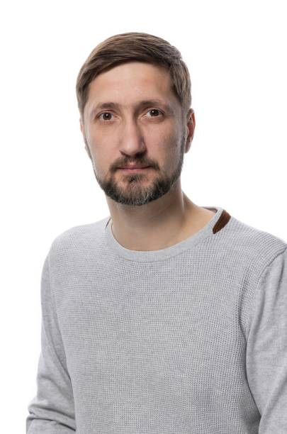 istock Portrait of a young man on a white background. 1460798524