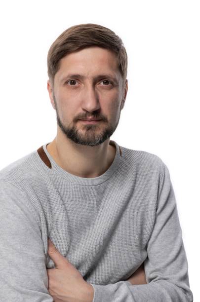 istock Portrait of a young man on a white background. 1460798532