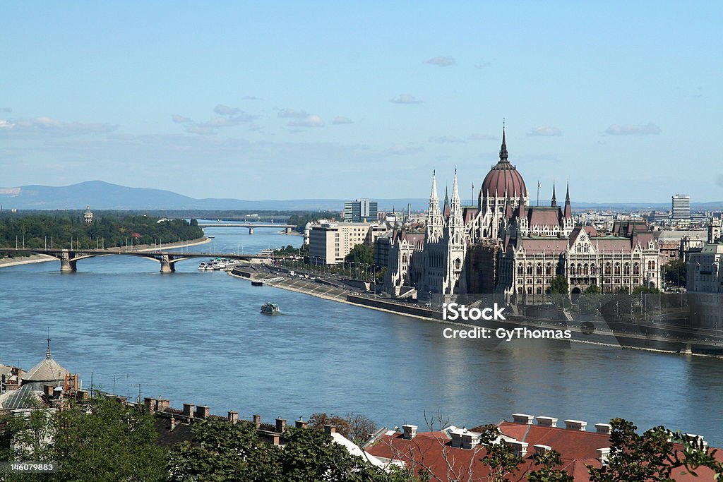Vue panoramique de Budapest. - Photo de Budapest libre de droits