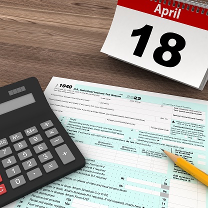 Tax day calculator calendar April 18