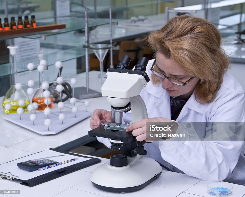 Forschung - Lizenzfrei Arbeiten Stock-Foto