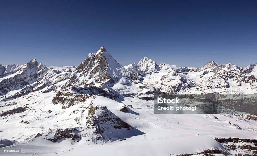 Panoramablick auf die Alpen in der Berner Alpen region - Lizenzfrei Alpen Stock-Foto