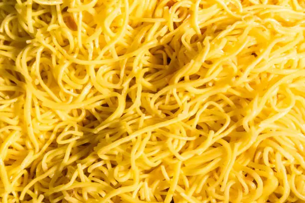 Photo of Egg Noodles texture background