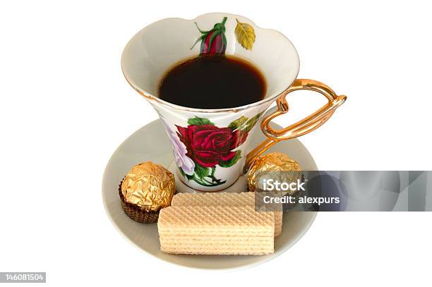 Tasse Tee Und Verteilen Süßigkeiten Stockfoto und mehr Bilder von Blume - Blume, Braun, Bunt - Farbton