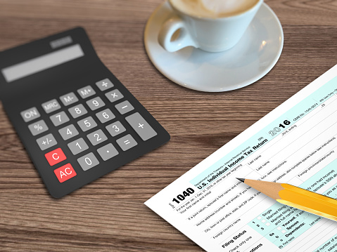 Tax form calculator planning audit finance