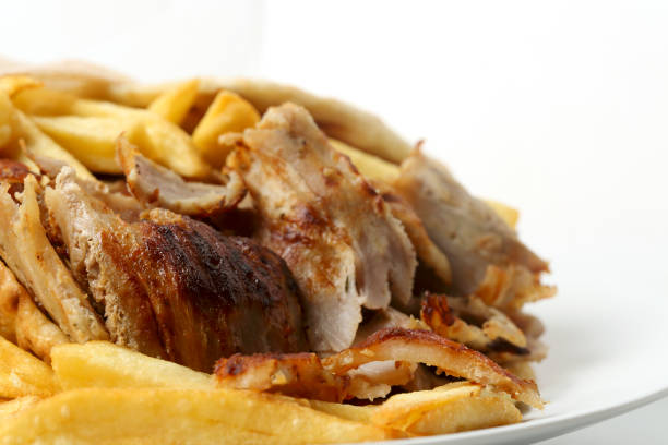 istock gyros pita on dish 1460822156
