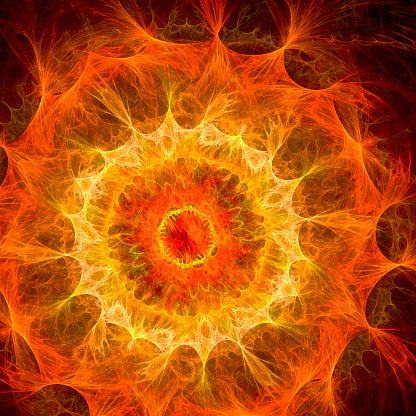 High resolution fractal background with firy colors.
