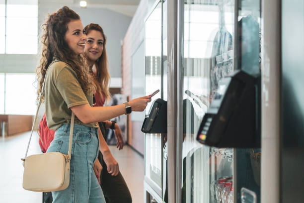 istock Two friends in the airport. 1460827565