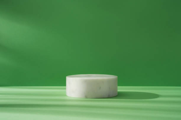 istock Stone marble podium mock up for product cosmetic 1460829264