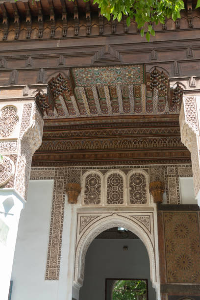 istock Marrakesh Morocco : Beautiful Bahia palace in Marrakesh medina, Morocco. 1460832887
