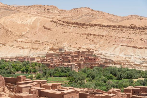 istock Morocco Atlas mountains with clay villages 1460833092