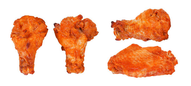 istock Barbecue chicken legs isolated on white 1460833449
