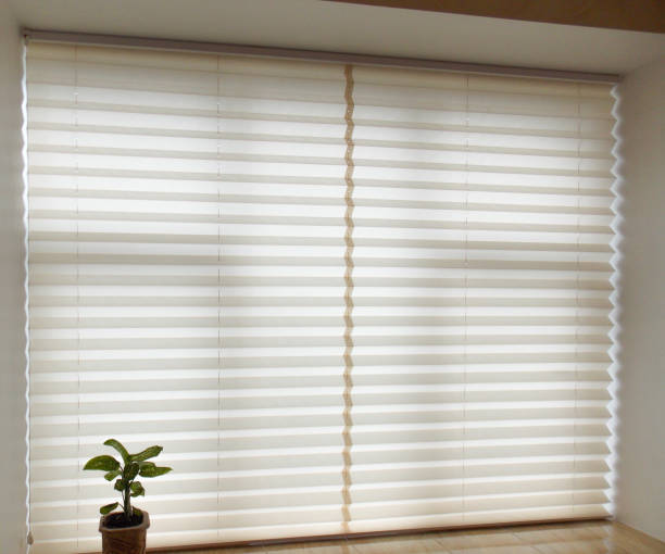istock Pleated blinds XL close uo on the window 1460837045
