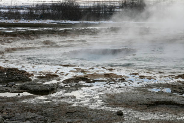 istock The Geysir Geothermal Area Landscape 1460846740
