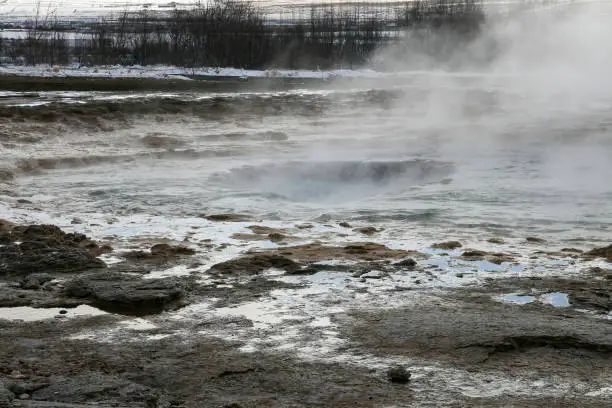 Photo of The Geysir Geothermal Area Landscape