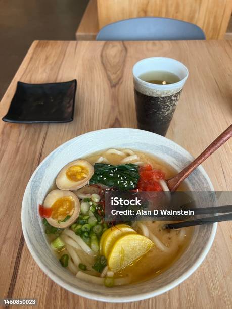 Richardson Udon Stock Photo - Download Image Now - Asia, Asian Food, Bowl