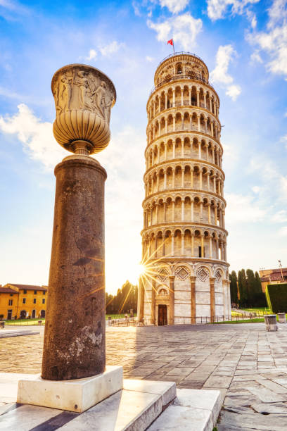 istock Pisa Leaning Tower Torre di Pisa at Sunrise, Pisa 1460857795