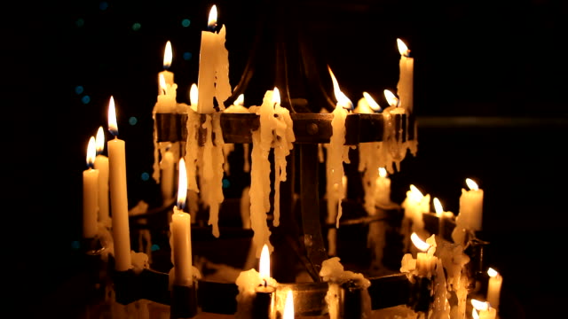 Candles Burning in the Night