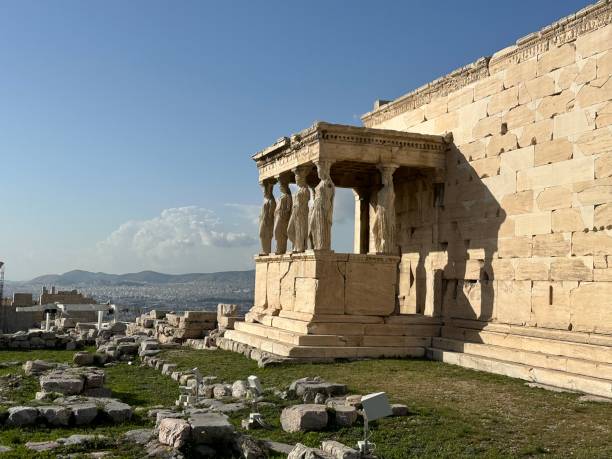 istock Hugh ancient stone columns of the acropolis in Athens, Greece ￼ 1460863547