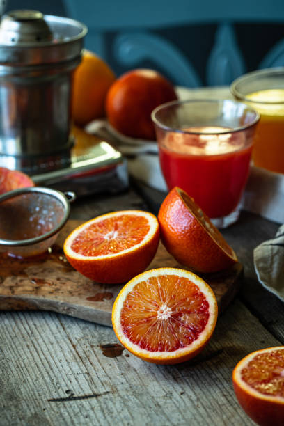 Blood orange fresh juice