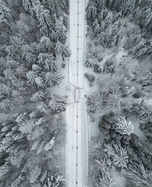 Photo of Aerial view of Krynica Zdroj City and Park Mountain from a drone