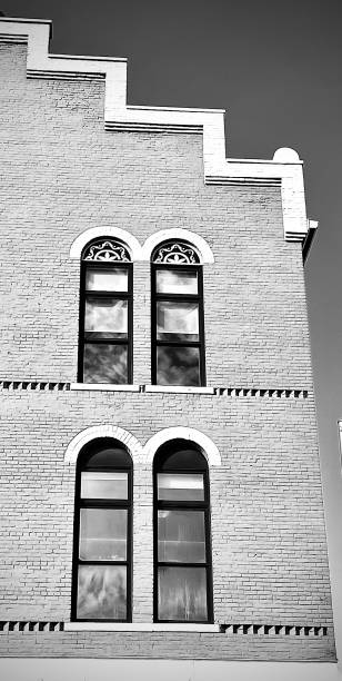 istock Art Deco Hotel in Monochrome 1460888395