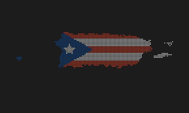 Puerto Rico Pixel 80+ Puerto Flag Silhouette Stock Photos, Pictures & Royalty-Free Images ...