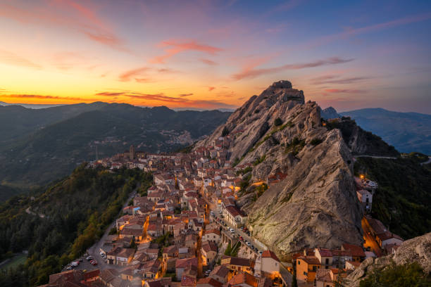 istock Pietrapertosa, Italy at Dusk 1460908894