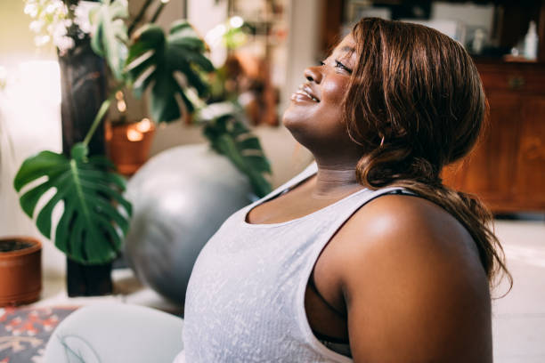 istock A Happy Beautiful Woman Looking Away While Contemplating 1460914848