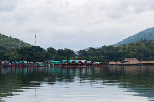 istock Accommodation, tourist attractions, on the waterfront, in the dam 1460920675