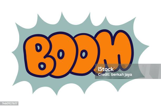 Lettering Boom Boom Lettering In Graffiti Style Trendy Text Effect For Design Element ...
