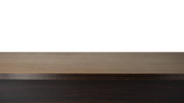 istock Wooden brown table for display product 1460928436