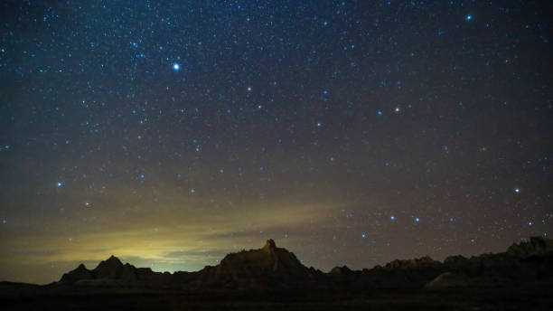 istock The night sky over Badlands National Park 1460932661