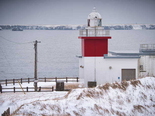 istock Hanasaki Lighthouse in Nemuro, Hokkaido, Japan 1460964146