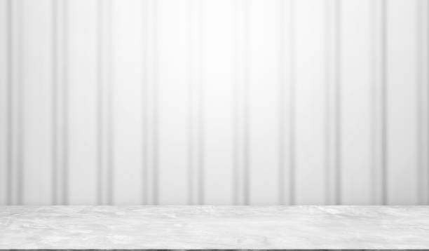 istock Grey Studio Room Background,Platform Line Gray Place Table Texture Design Abstact Free Space 1460987365