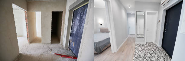 istock Comparison of apartment before and after renovation. 1460996972