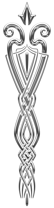 Art Deco style vector illustration with interlocking lines creating a border