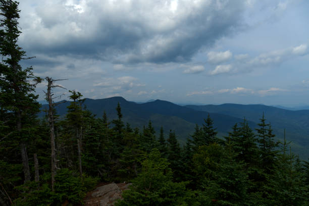 istock Beautiful view of a mountainous landscape with trees and greenery under a cloudy sky 1461000234